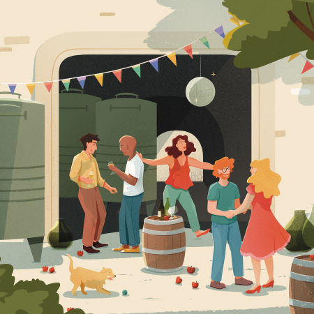 Inauguration de la Cidrerie  | Maison Gamet